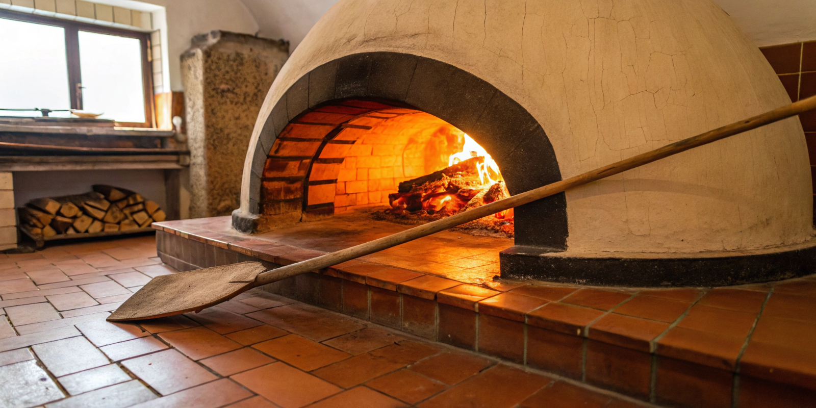Four à bois traditionnel — pizzeria artisanale Longwy